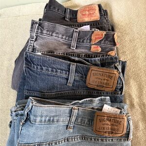 Levi's Men's Denim Collection in Blue and Gray